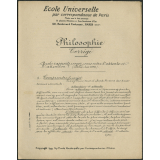 Philosophie : Quels rapports voyez-vous entre l'attente et l'attention? (Paris, juin 1938)  : corrigé