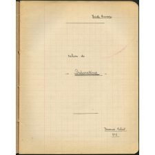 Cahier de Préparations - 3e année - École annexe