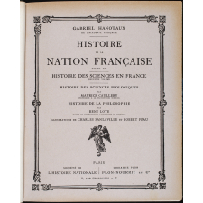 Histoire de la nation française. Tome XV: histoire des sciences en France. Deuxième volume: histoire des sciences biologiques, histoire de la philosophie