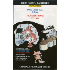 Catalogue Folio cadet 1989/ 90
