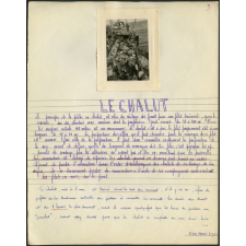 La grande pêche - Réalisation d'un numéro de la Bibliothèque de Travail par la classe de fin d'études de l'école Jules Ferry à Fécamp - Le chalut
