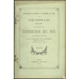Distribution des prix du lycée Jeanne D'Arc de Rouen du dimanche 13 juillet 1913 : année 1912-1913