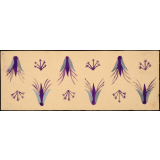 Motif floral stylisé