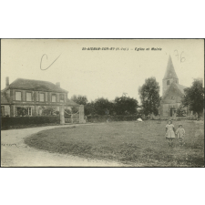 St-Aignan-sur-Ry : Eglise et Mairie