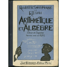Arithmétique et algèbre : classe de cinquième, première année des E.P.S