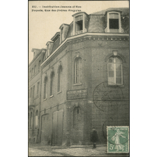 Eu : Institution Jeanne-d'Arc - Façade, Rue des Frères Anguier