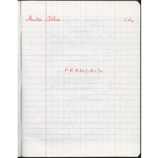 Cahier de français