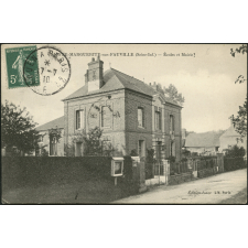 Sainte-Marguerite-sur-Fauville : Ecole et Mairie