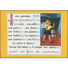 Une opération, méthode de lecture, 1950