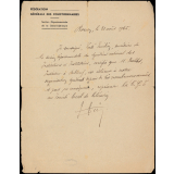 Lettre d'attestation