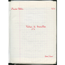 Cahier de brouillon 1