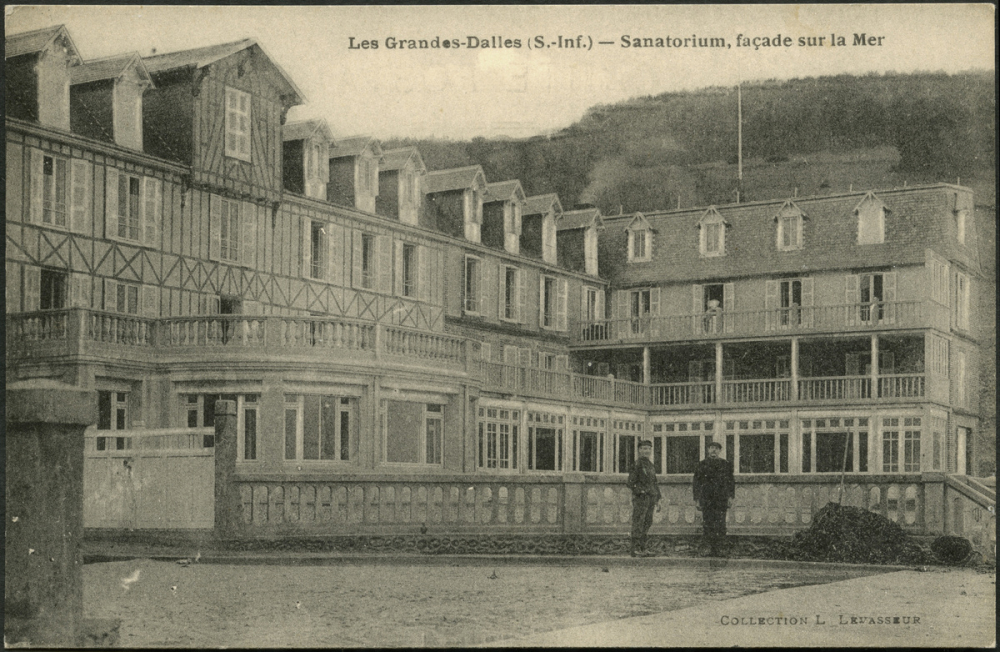 Les Grandes-Dalles : Sanatorium, façade sur la Mer