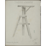 Feuille de dessin. Année scolaire 1920-1921