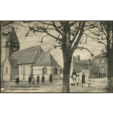Petit-Couronne : L'Eglise et la Place de la Mairie