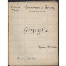 Cahier de géographie