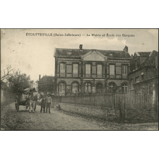 Etoutteville : La Mairie et Ecole des Garçons