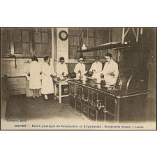 Rouen : Ecole Pratique de Commerce et d'Industrie - Enseignement ménager - Cuisine