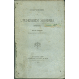 L'enseignement secondaire spécial
