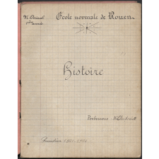 Cahier d'histoire