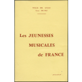 Les Jeunesses musicales de France, Lille : programme 1961-1962