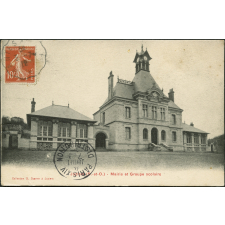 Juziers (S.-et-O.) : mairie et groupe scolaire