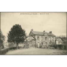 Envronville, par Fauville : Mairie et Ecole