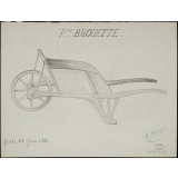 Feuille de dessin. Année scolaire 1920-1921