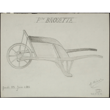 Feuille de dessin. Année scolaire 1920-1921