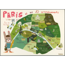 Paris et ses 20 arrondissements