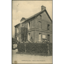 Bosville : Mairie et Ecole Communale