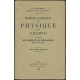 Exercices numériques de physique et de chimie : à l'usage des candidats au baccalauréat (série Philosophie)
