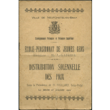 Ville de Neufchâtel-en-Bray - Enseignement Primaire et Primaire Supérieur - École-Pensionnat de jeunes gens - Distribution solennelle des prix - Le jeudi 28 juillet 1921 - Palmarès