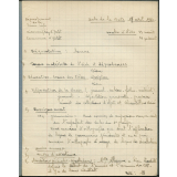 Cahier d'inspections
