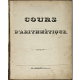 Cours d'arithmétique