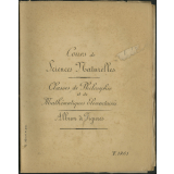 Cours de Sciences naturelles : Classes de Philosophie et de Mathématiques élémentaires : album de figures