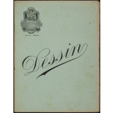 Cahier de dessin. Année scolaire 1917-1918