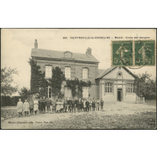 Touffreville-la-Corbeline : Mairie - Ecole des Garçons