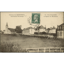 Château de Mesnières, Institution St-Joseph : Vue d'ensemble et Eglise de Mesnières
