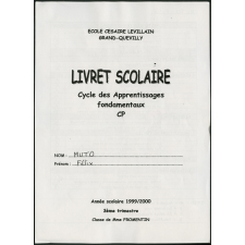 Livret scolaire 3ème trimestre