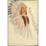 Carnaval des saisons. Programme de fête scolaire. Lycée Jeanne d'Arc à Rouen. 8 mai 1949