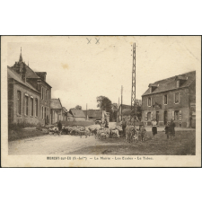 Monchy-sur-Eu : La Mairie - Les Ecoles - Le Tabac