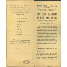 Ciné Club de Jeunes de Lille (11 à 18 ans)