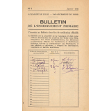 Bulletin de l'Enseignement primaire, Académie de Lille