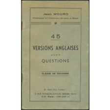 45 versions anglaises avec questions : classe de seconde