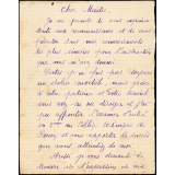 Lettre de remerciement d'un élève