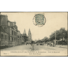 Collection de la Cie des Tramways de Bonsecours : Route de Bonsecours - Ecole Marcel Buquet