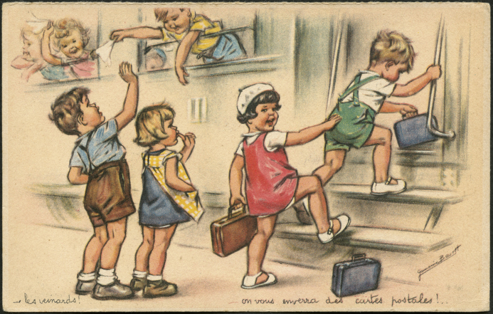 - les veinards! - on vous enverra des cartes postales !..