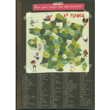 Cahier vierge à couverture illustrée - Mon petit mémo des départements