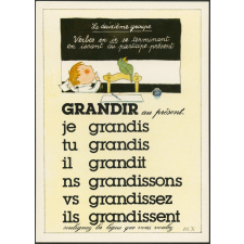 Verbe grandir, indicatif présent, deuxième groupe