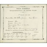 Bulletin trimestriel de Mlle Germaine Tallon. Cour supérieur